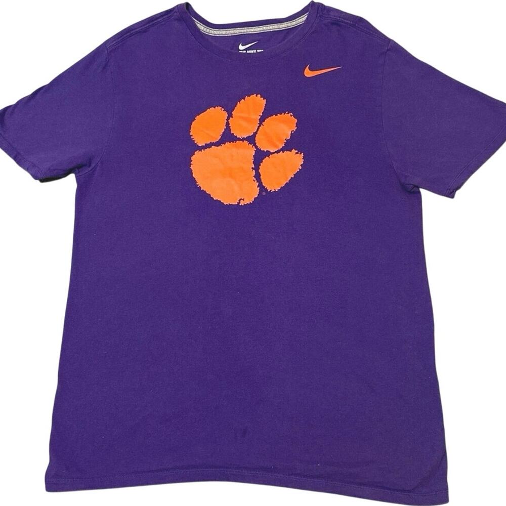 Nike Purple/orange Clemson University South Carina Football athletic size Lg.